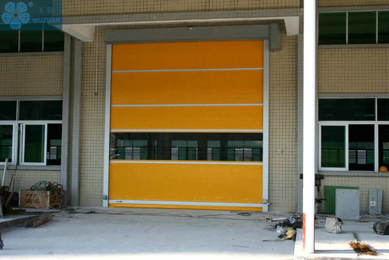 2m/s opening Overhead Rapid Action PVC Roll Up Shutter Door 6000x6000mm