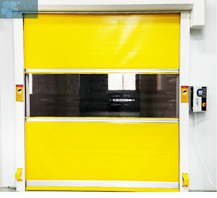                  Warehouse Safety PVC Automatic Fast PVC Rolling Shutter Door             