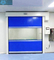                  Blue Color Industrial Custom Fast Interior Exterior Roller Shutter Garage Plastic Roll up High Speed PVC Door             