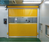                 Yellow Color Roller Fast Rolling Automatic Aluminium Door Shutter Operated High Speed PVC Door             
